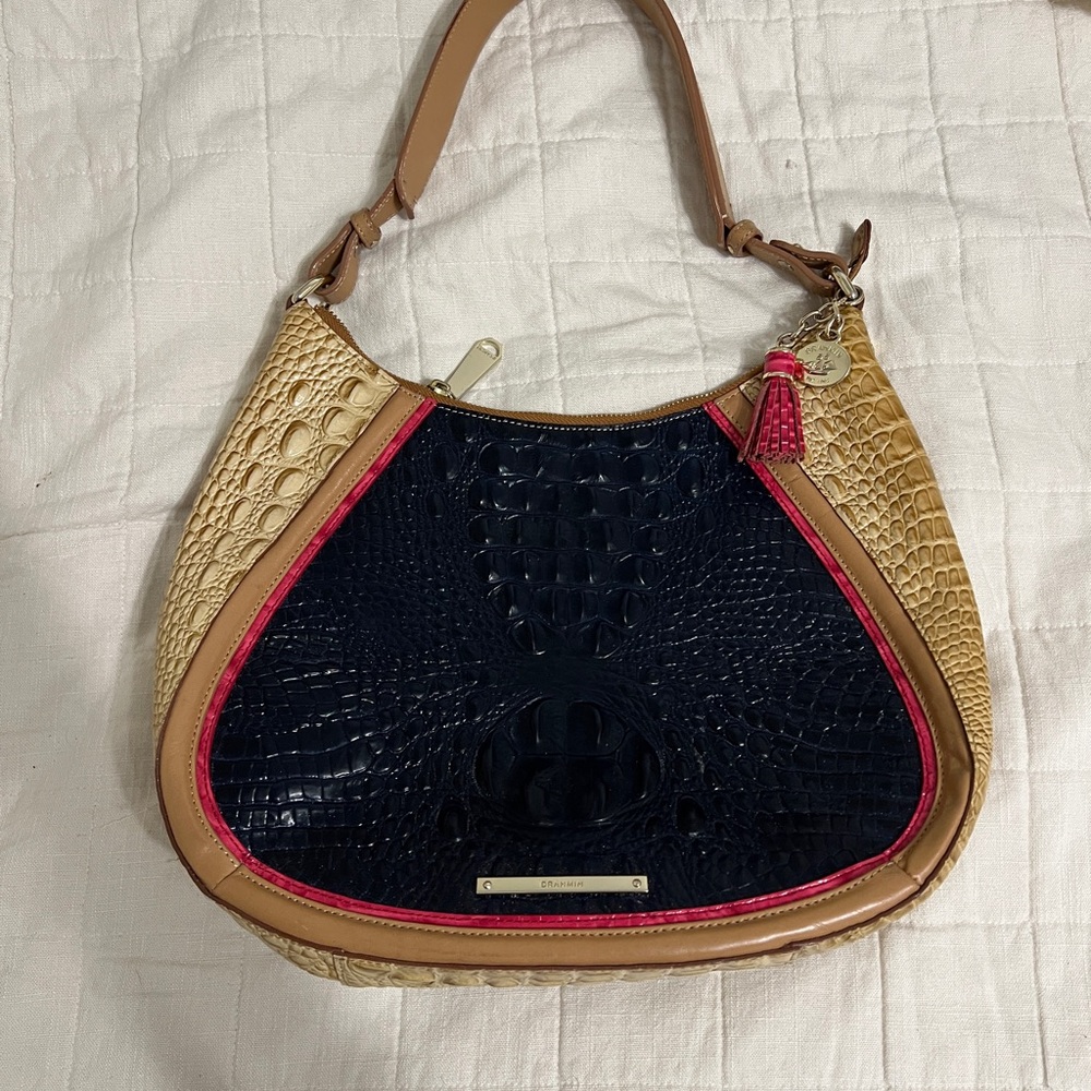 Brahmin Avondale Amira Ink Shoulder Bag